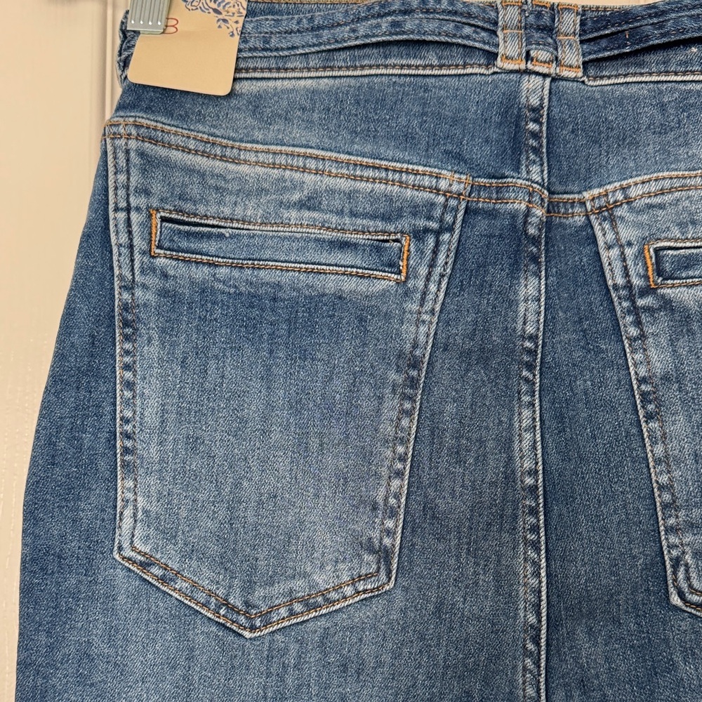 Anthropologie PILCRO Dark Blue Flare Jeans - Picture 6 of 12